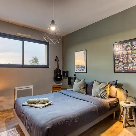 别墅 Sublime Maison Moderne Avec Piscine 莫吉奥